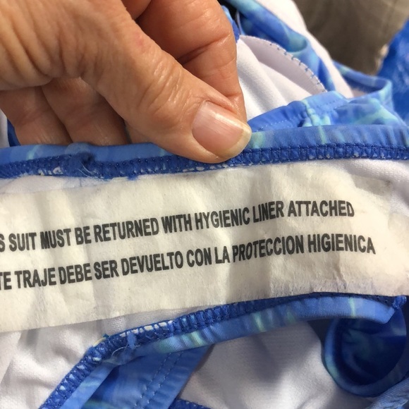 California Sunshine Women’s Sexy One Piece Tie Swimsuit Ruffles Ties Front/Back - Picture 6 of 6